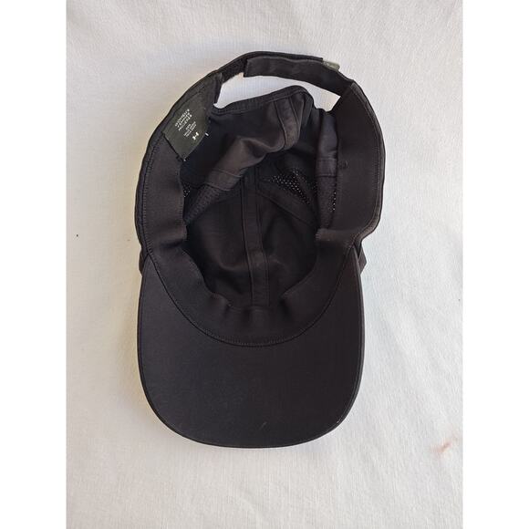 Under Armour Women's Black Running Hat Hook & Loop Closure Yoga Casual Vented - Picture 8 of 9